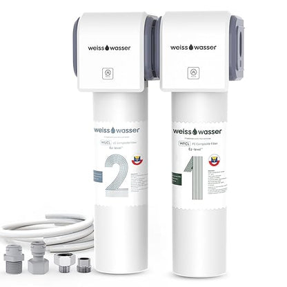 0.01μm Under Sink Water Filter, Multi-Stage Ultra Filtration for Baçtёria, Chlorine & Odor Reduction, 9K Gal/2-Yr, Easy Install, WU2.SH01-N
