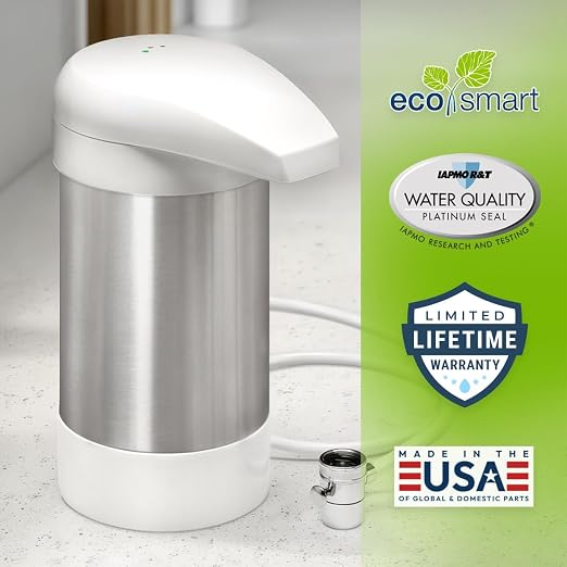 WaterChef Premium Countertop Water Filter System C7500 (White) with Intelligent Monitor | NSF/ANSI Certified 78 Contaminants | Big Block™ Filtration Technology | 1,000-Gallon Capacity | Made in USA