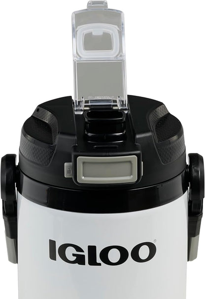 Igloo Rival Fusion 54OZ Insulated Water Jug, Large Water Bottle, Sports Water Jug, White
