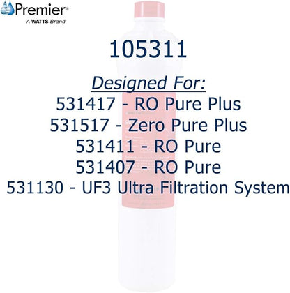 Watts Premier 105311 RO-4 RO-Pure UF3 Sediment Filter