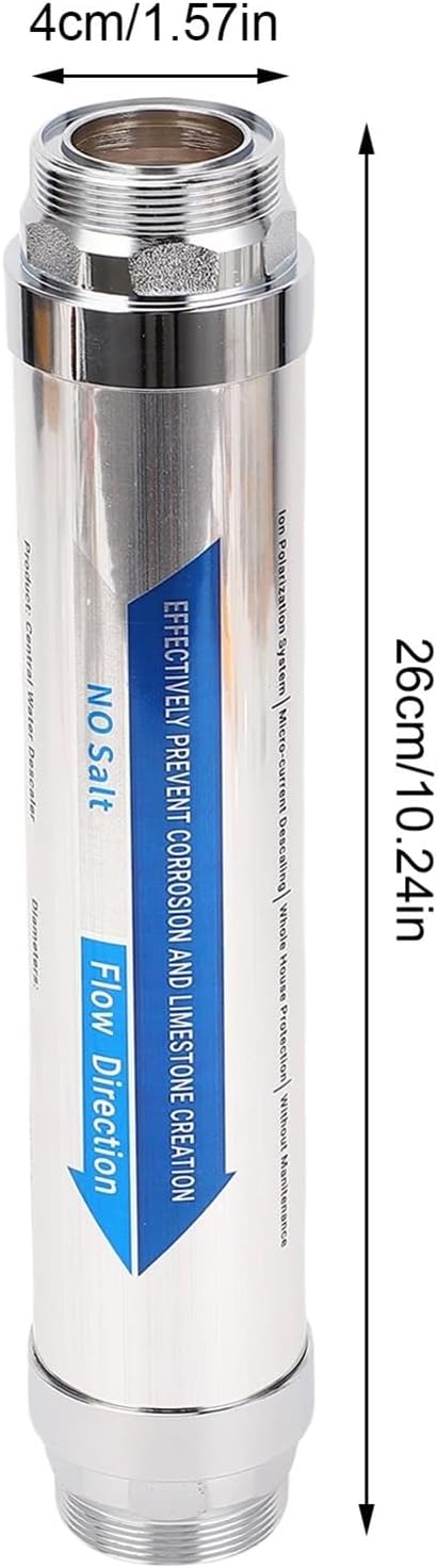 1000L Non-Salt Magnetic Water Softener System - Single Outlet for Shower, Dishwasher & Solar Heater(1 2 inch)