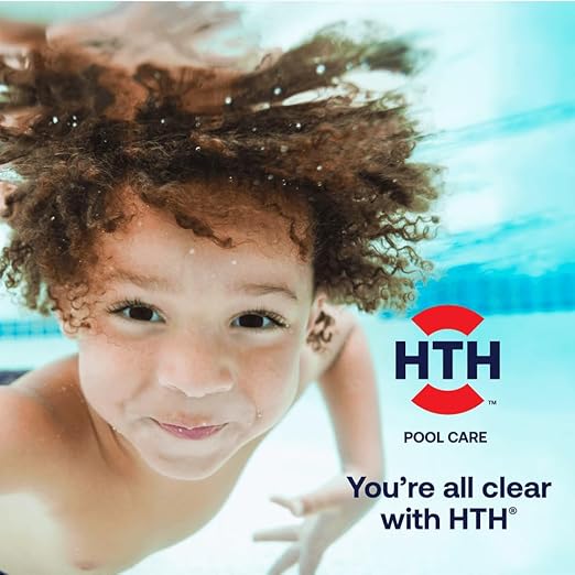 HTH 1279R Pool Care 6-Way Test Strips, Swimming Pool Water Chemical Tester, 35 Count