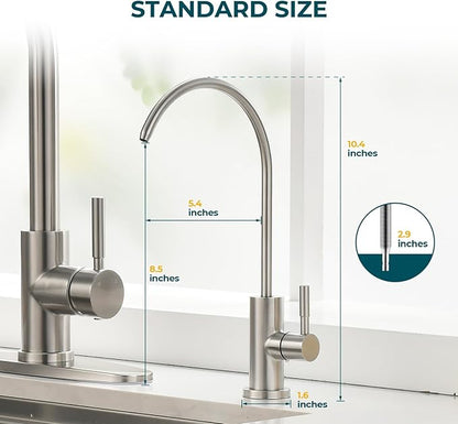 Hiqufet Touchless Kitchen Faucet RV Bathroom Faucets for Pot Filler, Farmhouse Laundry Room Camper Bar Sink Faucet