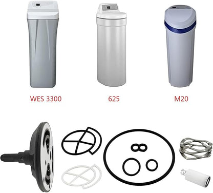 7238468 Water Softener High Flow Valve Rotor and Seal Kit Solved Leak Only Applicable to Valves with 5 Fixed Cover Screws