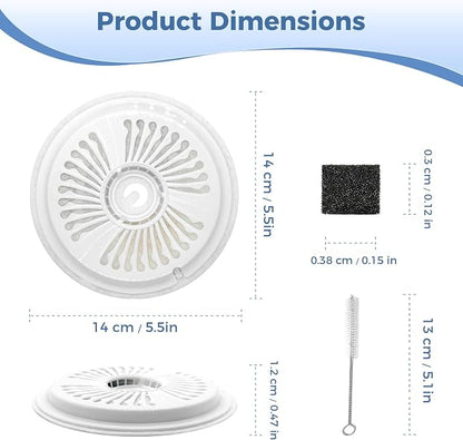 16 PCS Filter Unit 3.0 Pet Cat Kit Water Fountain Filters,Fit for E versweet Solo 2/Solo SE, E versweet 3 Pro/2S/3, Including Replacement Filters and Replaced Foam Pump Filter