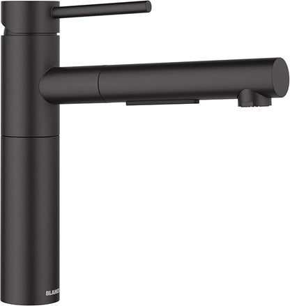 Blanco 527560 Alta II Low Arc Pull-Out Kitchen Faucet - 1.5 GPM - Matte Black