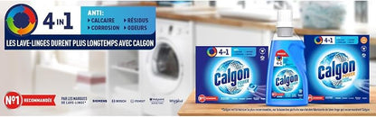 Calgon 3-in-1 Washing Machine Water Softener Gel, 2 x 750 ml (1.5 Litre)