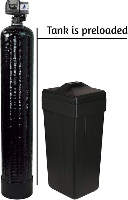 Fleck Whole House Water Softener System Bundle with Culligan Whole House Water Filter