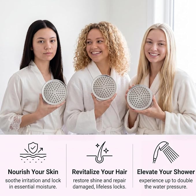 Lucinn Pro Filtered ShowerHead | Filtered Showerhead - Removes Chlorine & Heavy Metals, Improves Hair & Skin, Easy Install, Includes 20-Stage Filter