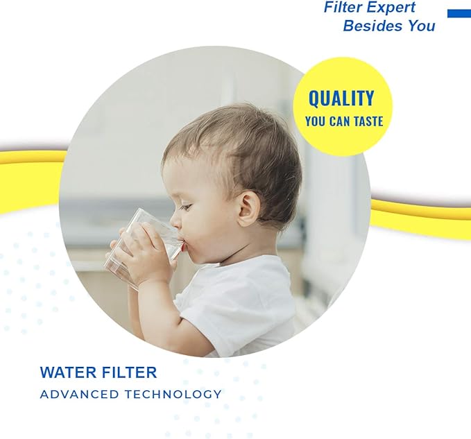 EXCELPURE 3US-AF01 Under Sink Water Filter Replacement for Filtrete Standard 3US-AF01 3US-AS01 Whirlpool WHCF-SRC WHCF-SUFC WHCF-SUF 2PACK