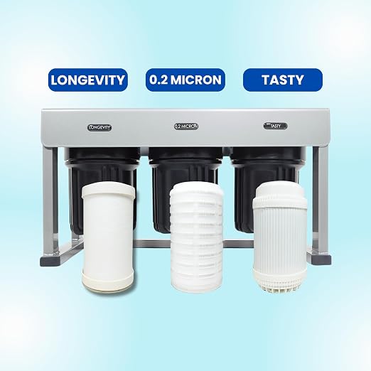 Replacement Cartridge Filters for RV Water Filter System, 5 inch, 0.2 Micron High Flow Filter