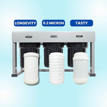 Replacement Cartridge Filters for RV Water Filter System, 5 inch, 0.2 Micron High Flow Filter