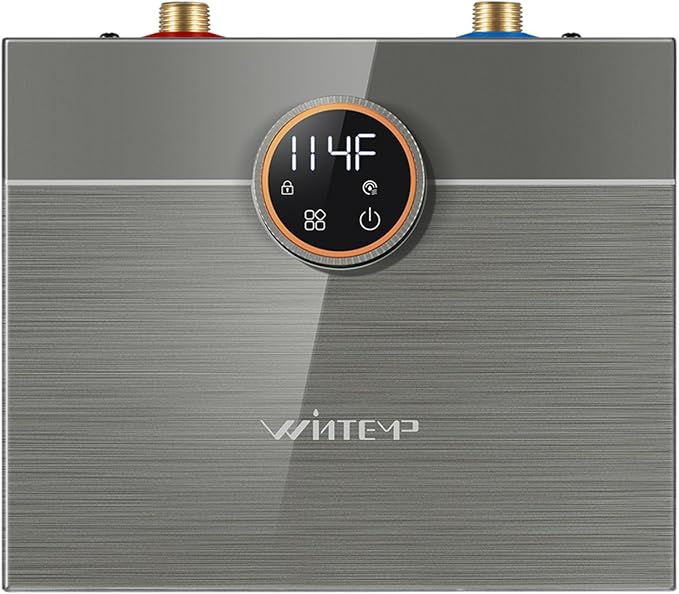 7kW Tankless Water Heater Electric 240V, On-Demand Instant Hot Water | Automatically Maintains Water Temperature Instant Water Heater Under Sink Self-Modulating Technology ETL Certified Eco
