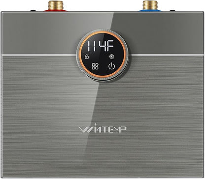 7kW Tankless Water Heater Electric 240V, On-Demand Instant Hot Water | Automatically Maintains Water Temperature Instant Water Heater Under Sink Self-Modulating Technology ETL Certified Eco