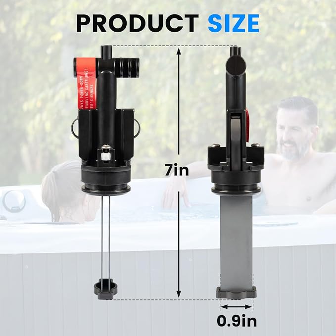 Salt Water System Replacement Cartridge for Hot Spring Spas (Black, 6-Pack) | Efficiently generates chlorine for crystal clear, soothing spa water.
