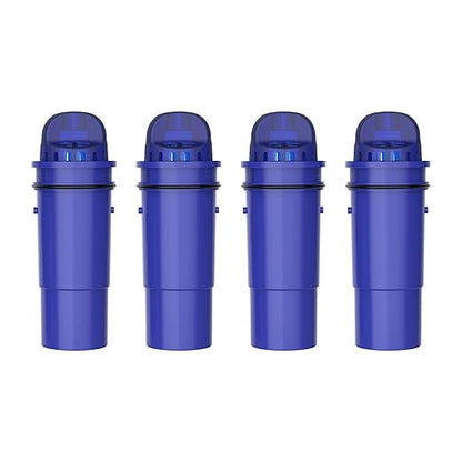 Overbest 7010 Filter Replacement for Pur®, Pur® Plus Water Filter Pitchers and Dispensers, CRF950Z, PPF951K, PPF900Z Water Filter, NSF Certified Pitcher Water Filter, 4 Pack
