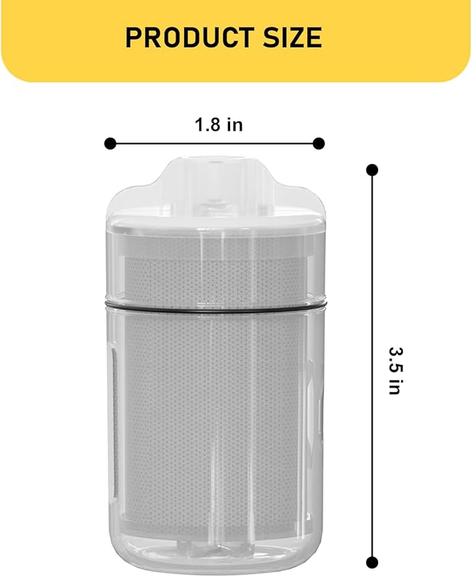 Faucet Water Filter Replacement Cartridge Bundle Compatible with All Canopy Faucet 2 Pack