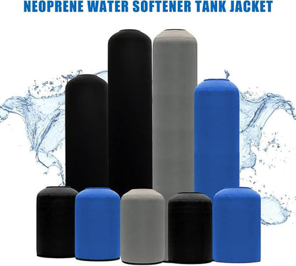 Water Softener Jacket, Neoprene Water Softener Tank Jacket to Prevent Sweating, Water Softener Insulation Jacket Outdoor Insulated, Water Softener Cover (12 * 52inch,Grey)