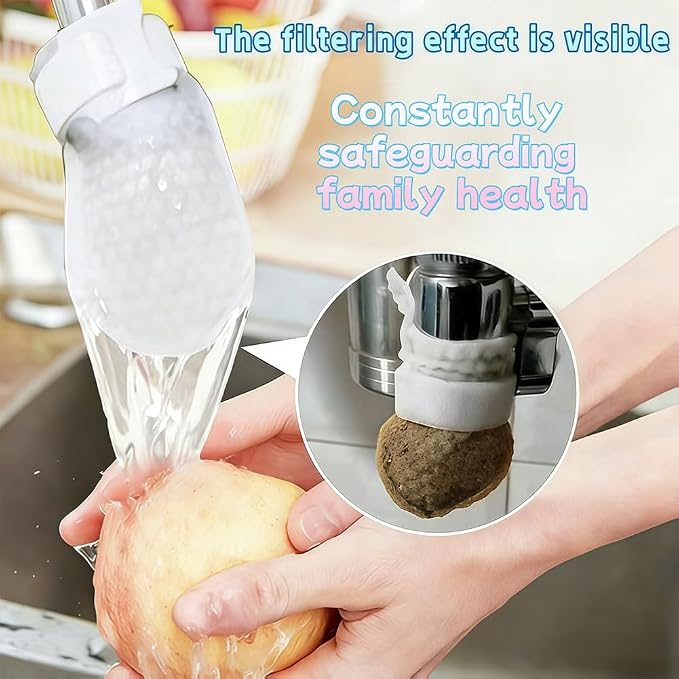 2026 New Faucet Filter Cotton Bag, 100Pcs Faucet Filter Bag for Filtering tap Water, Cotton Filter Bag for Faucet, Kitchen Sink
