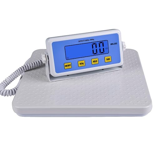 Tetuga Medical Scale - Heavy Duty 660 lb High Capacity Wrestling Scale for Body Weight with Easy to Read LCD Display Physician Scale, Professional Medical Grade Scale for Doctor Home Gym Office