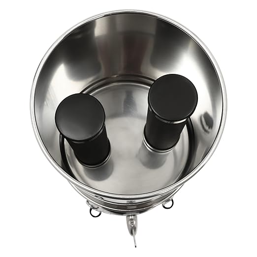 Gravity-fed Water Filter System, 2.25Gallon Stainless-Steel System with 2 Filters, Metal Water Level Spigot, and Stand