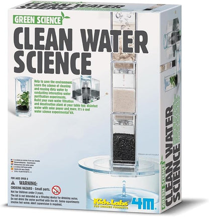 4M Green Science Clean Water Science - DIY Water Filtration Kit for Kids