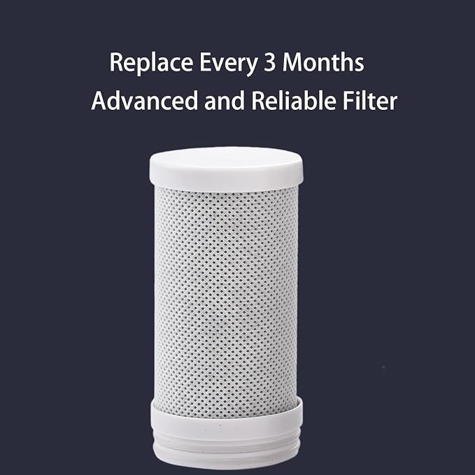 2 Pack Faucet Mount Water Filter Replacement for VICTEUT®, AQUSOFT®, BLINGARTY®, HOMELODY®, KZU®，Reduces Lead, Chlorine, Heavy Metals, Filters 70 Contaminants, Purifies 780 Gallons of Water