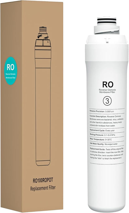 ROPOT RO Filter Compatible with Bluevua RO100ROPOT RO100ROPOT-UV