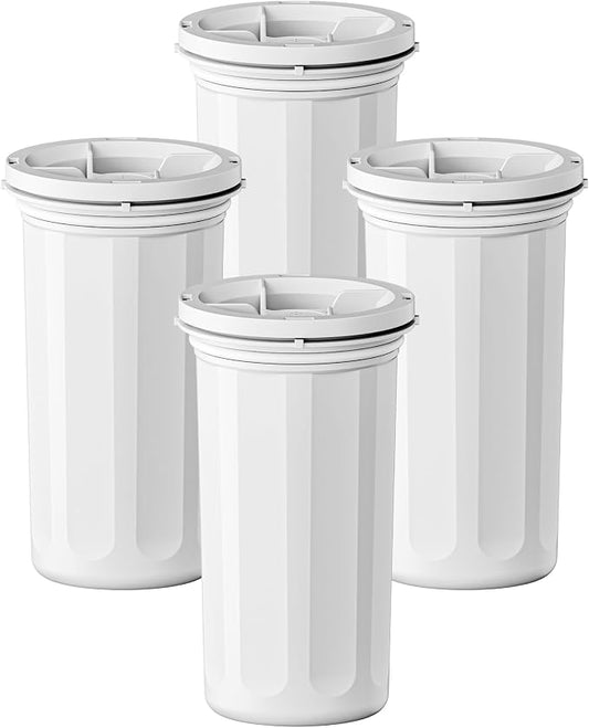 Replacement for New Culligan Pitcher & Dispenser ZEROF01 Filter, 4 Count | 5-Stage Advanced Filtration, Reduces Lead, Total PFAS, Mercury, Fluoride & Chlorine by GAMOTH