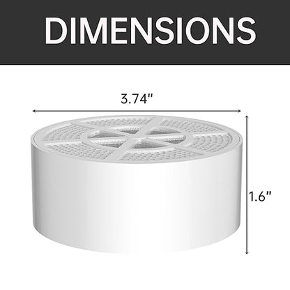 Replacement Bath Tub Water Filter Cartridge for Crystal Bath Filter, Water Softening Bath Filter Ball,3000 Gallons