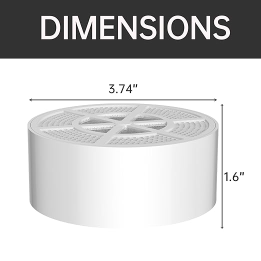 Replacement Bath Tub Water Filter Cartridge for Crystal Bath Filter, Water Softening Bath Filter Ball,3000 Gallons