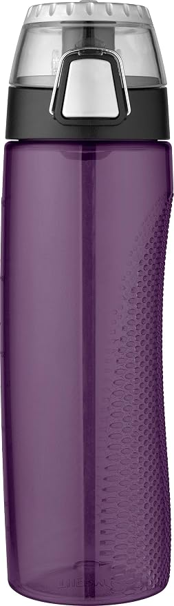 THERMOS 24 Ounce Tritan Hydration Bottle with Meter, Purple (Pack of 6)