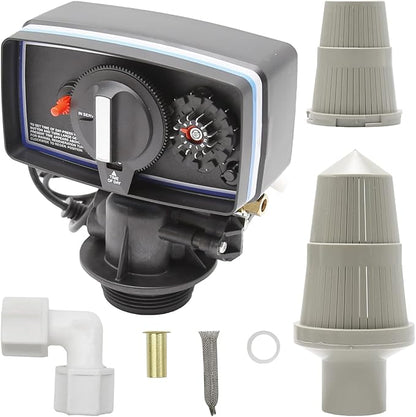 Hoypeyfiy 5600 Water Softener Timer 12-Day Timer Control Valve for 9''-11'' Diameter Water Filter Softener Resin Tank With fine thread