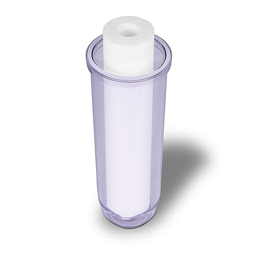 Dual Whole House Water Filter System, Transparent Standard Housings, Presser Relief Button, 3/4” Inlet/Outlet Brass Port, Meets NSF Standards & Regulations (Carbon Block and Sediment Filters)