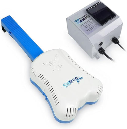 Solaxx Saltron Retro Salt Chlorine Generator | USA-Made | Above Ground Pool | Saltwater pool system for 20,000 gallons max, with built-in timer, self-cleaning operation, and effortless installation