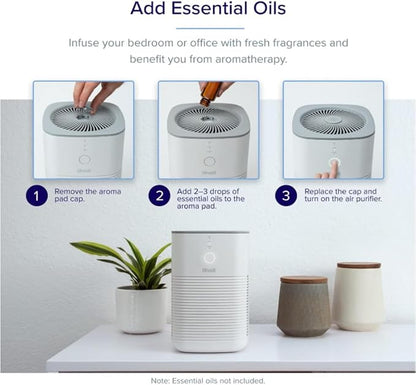 Levoit LV-H128 Air Purifier Genuine Replacement Filter, 1 Pack | AHAM VERIFIDE, Capture Dust, Smoke, Pollen, Activated Carbon, 3-Stage Filtration System, 2-Piece Set, LV-H128-RF