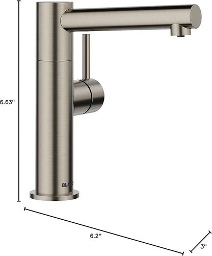 Blanco 443257 Alta II Beverage Faucet with Optional Filtration System - 1.5 GPM - Satin Platinum