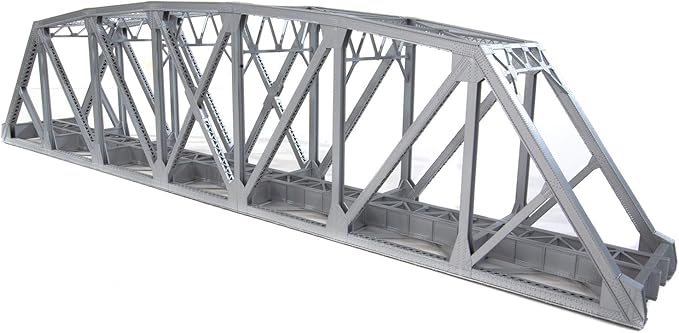 Walthers Cornerstone Arched Pratt Truss Railroad Bridge-Single-Track 933-4521 HO Scale Model Railroad - Structure Kit