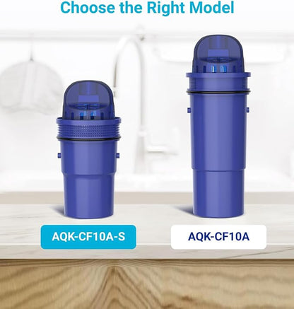 AQUA CREST Pitcher Water Filter Replacement for PUR® Filter PPF900Z, 4 Pack | Compatible with All PUR® Pitcher and Dispenser, CRF950Z, PPF951K, NSF Certified, Advanced Filtration Performance, 60 Gallons
