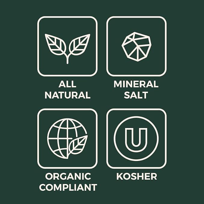 Ancient Spring Salt - Organic, Natural, Kosher - 1.5lb Pouch