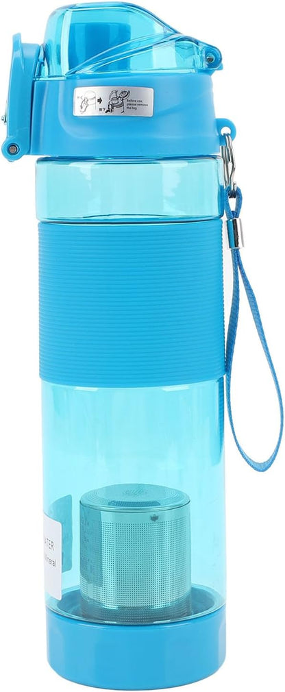 Hydrogen Water Bottle, Portable Hydrogen Rich Water Generator with 304 Stainless Steel Filter for Home, Office, Travel, Exercise (Sky Blue)
