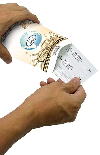 Industrial Test Systems WaterWorks 481108 Total Hardness Test Strip, 3 Second Test Time, 0-1000ppm Range (Pack of 30)