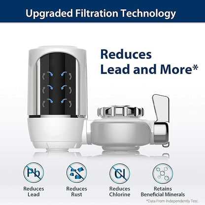 Waterdrop FF-01A Water Filter Replacement for Waterdrop WD-FC-01/FC-02/FC-06, Water Filter for Sink Faucet, Faucet Water Filter, Reduces Chlorine, Sediment, Bad Taste & Odor, 3 Months