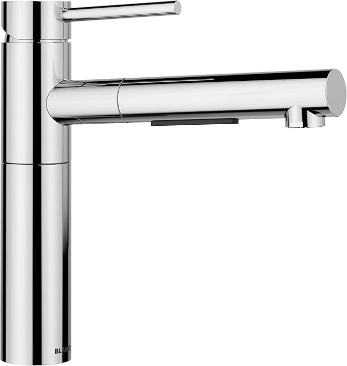 Blanco 527558 Alta II Low Arc Pull-Out Kitchen Faucet - 1.5 GPM - Chrome