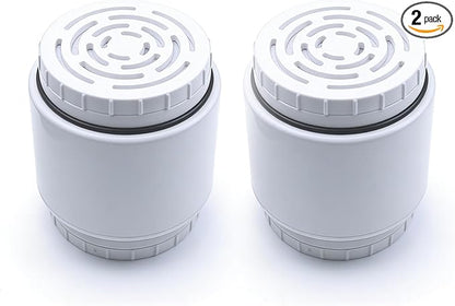 2-Pack, Compatible with AquaBliss SF400 & SF500 Heavy Duty Replacement Cartridge, Multi-Stage Shower Filter for Hair & Skin, Reduces Chlorine, Rust, Sediment, Easy 1-Min Install