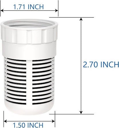 Regular Replacement Filters fits Seychelle - for Gen 2 Dual Water Pitcher, Reduces PFOA/PFOS, Chlorine, compatible with Alexapure Pitcher Water Filtration System, Lasts 200 Gallons, Pack of 2