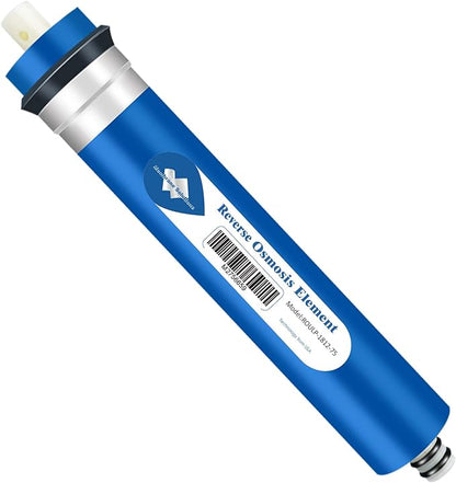 Membrane Solutions 75 GPD RO Membrane, Reverse Osmosis Membrane Element 11.75" x 1.75" Water Filter Replacement for Undersink Home Drinking RO Water Filtration System