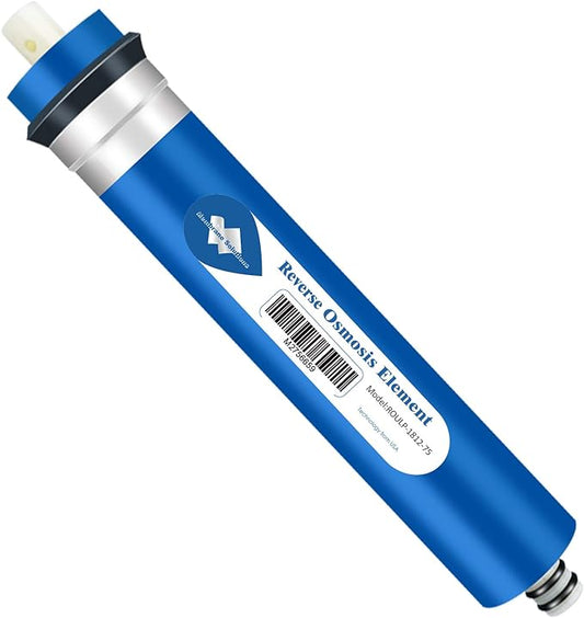 Membrane Solutions 75 GPD RO Membrane, Reverse Osmosis Membrane Element 11.75" x 1.75" Water Filter Replacement for Undersink Home Drinking RO Water Filtration System