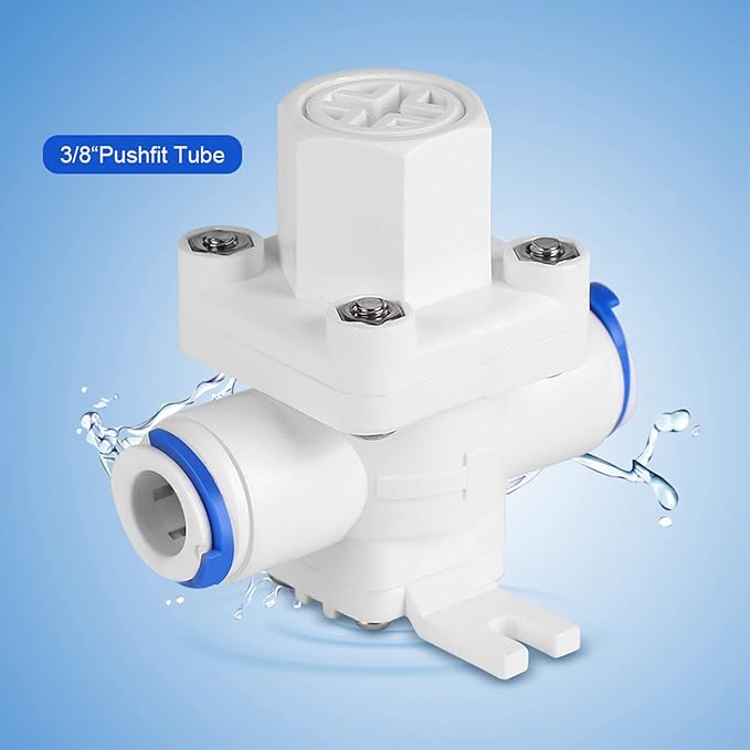 Garosa Water Pressure Relief Regulator Valve Plastic RO Water Filter Protection with Limiting Design for Faucet Purifier System