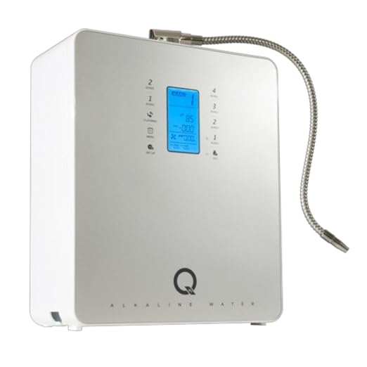 Tyent - Q-Series Water Ionizer - Dual Filtration System - Hydrogen Enhanced Water Purification - Adjustable pH Settings - Backlit Color Touch Panel & Auto-Flow Stop